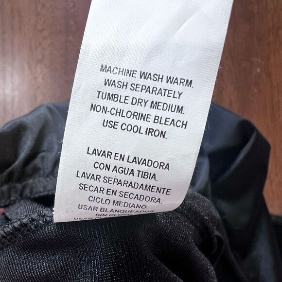 Vintage Wonder Maid Black Half Slip Skirt Lace Trim Side Slit M NWT Y2K Party - Picture 10 of 10